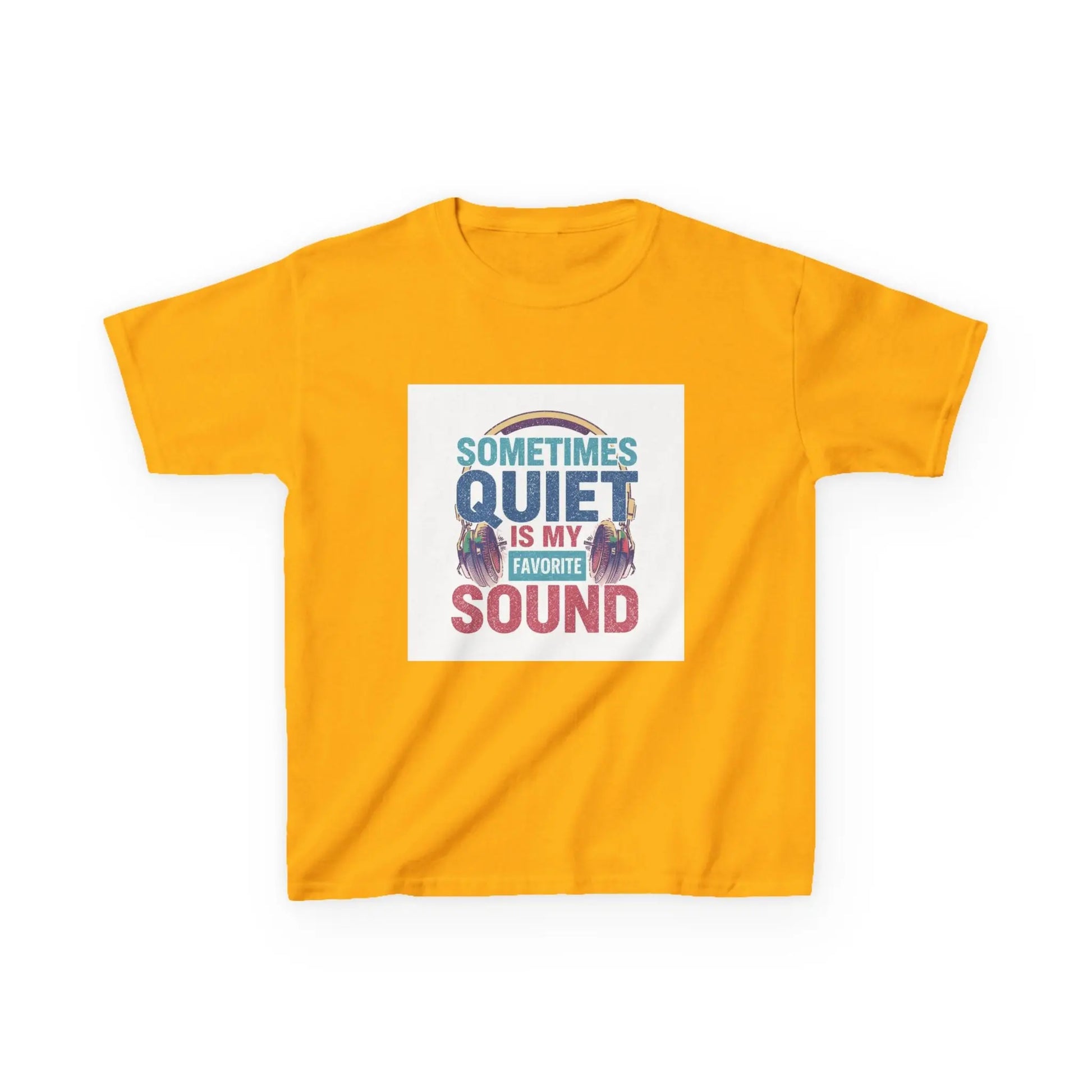 "Sometimes Quiet Is My Favorite Sound" - Kids Autism Awareness T-Shirt Printify