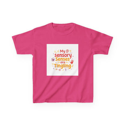 "My Sensory Senses Are Tingling" - Kids Autism Awareness T-Shirt Printify