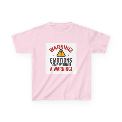 "Warning! Emotions Come Without a Warning" - Kids Autism Awareness T-Shirt Printify