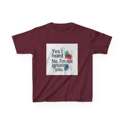 “Yes I heard you. No, I’m not ignoring you.” - Kids Autism Awareness T-Shirt Printify