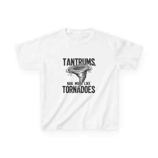 "Tantrums, Nah. More Like Tornadoes" - Kids Autism Awareness T-Shirt Printify