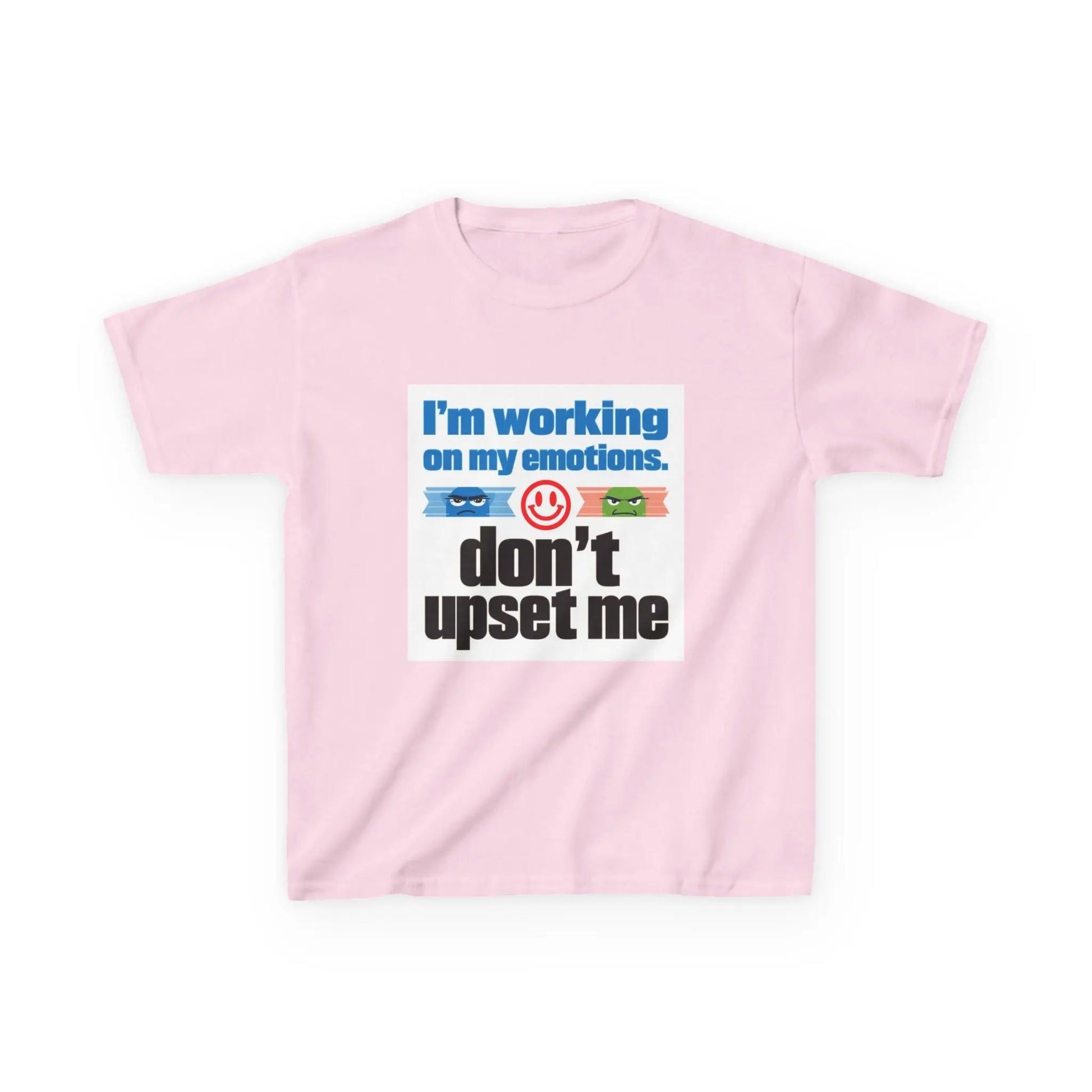 "I'm Working On My Emotions, Don't Upset Me" - Kids Autism Awareness T-Shirt Printify