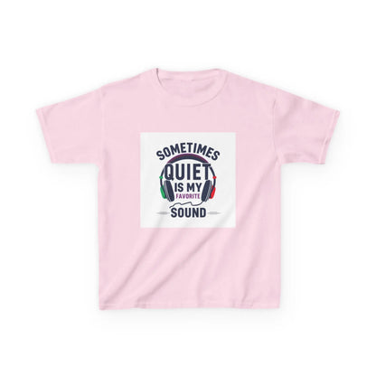 "Sometimes Quiet Is My Favorite Sound" - Kids Autism Awareness T-Shirt Printify