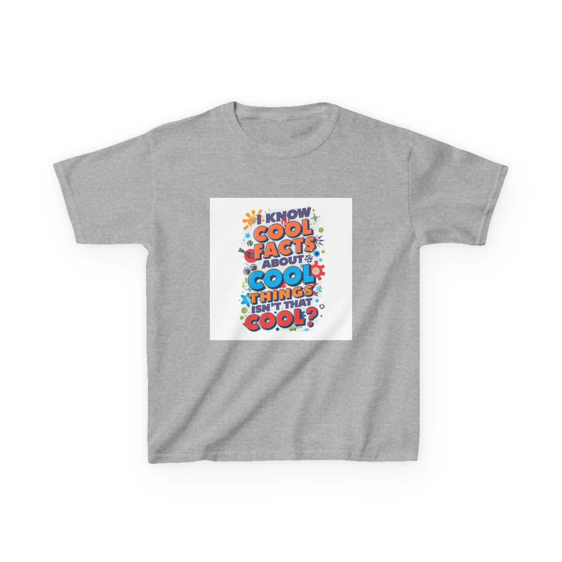 "I Know Cool Facts About Cool Things (Isn’t That Cool?)" - Kids Autism Awareness T-Shirt Printify