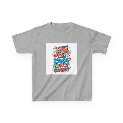 "I Know Cool Facts About Cool Things (Isn’t That Cool?)" - Kids Autism Awareness T-Shirt Printify