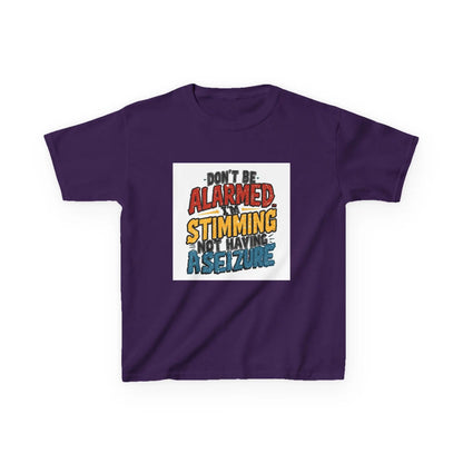 “Don’t Be Alarmed: Stimming, Not Having a Seizure” - Kids Autism Awareness T-Shirt Printify