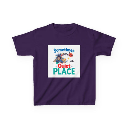 "Sometimes I Need a Quiet Place" Cute Nap-Time Tee - Kids Autism Awareness T-Shirt Printify