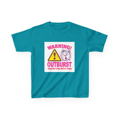"Warning! Outburst Does Not Come With a Timer" - Kids Autism Awareness T-Shirt Printify