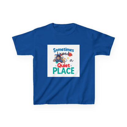 "Sometimes I Need a Quiet Place" Cute Nap-Time Tee - Kids Autism Awareness T-Shirt Printify