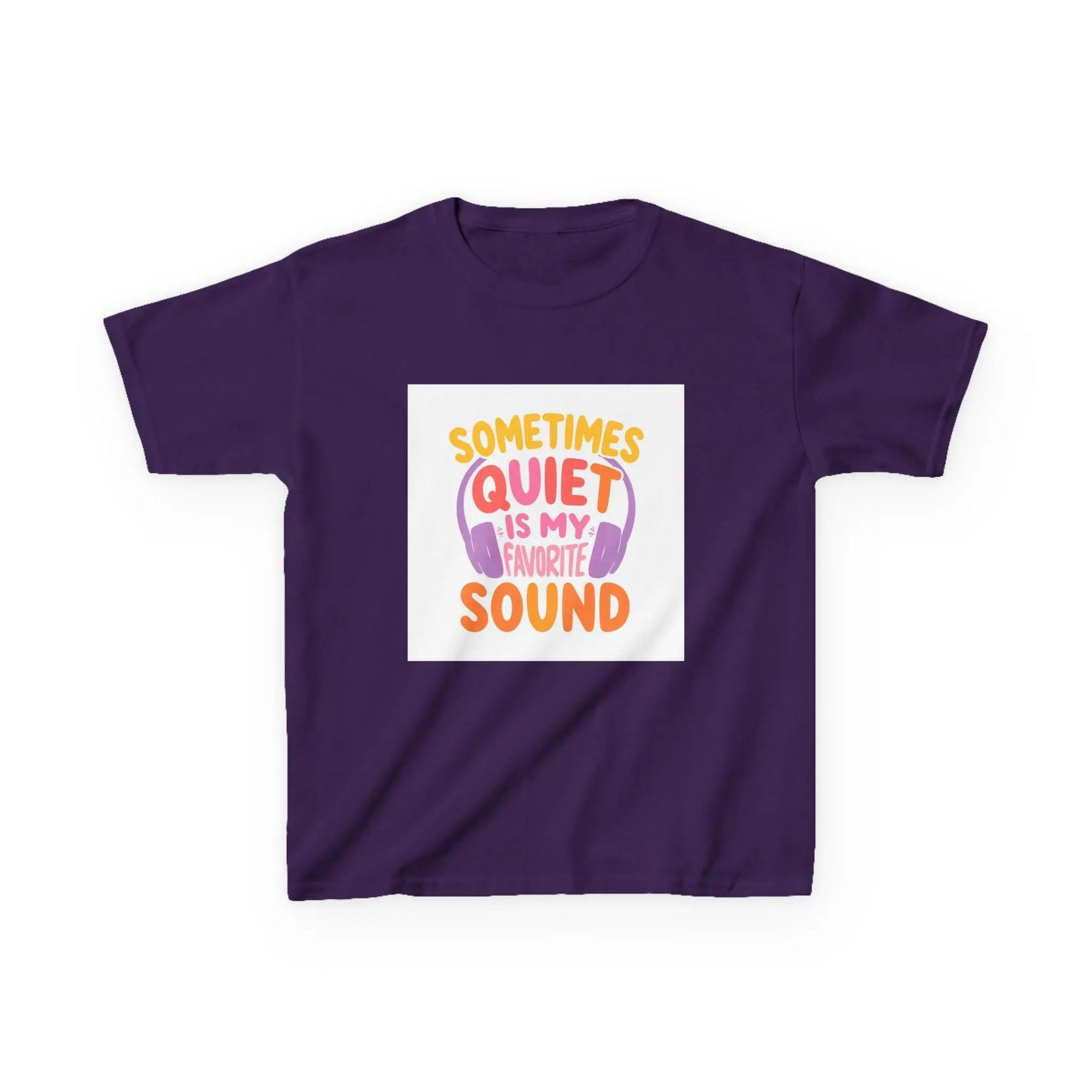 "Sometimes Quiet Is My Favorite Sound" - Kids Autism Awareness T-Shirt Printify