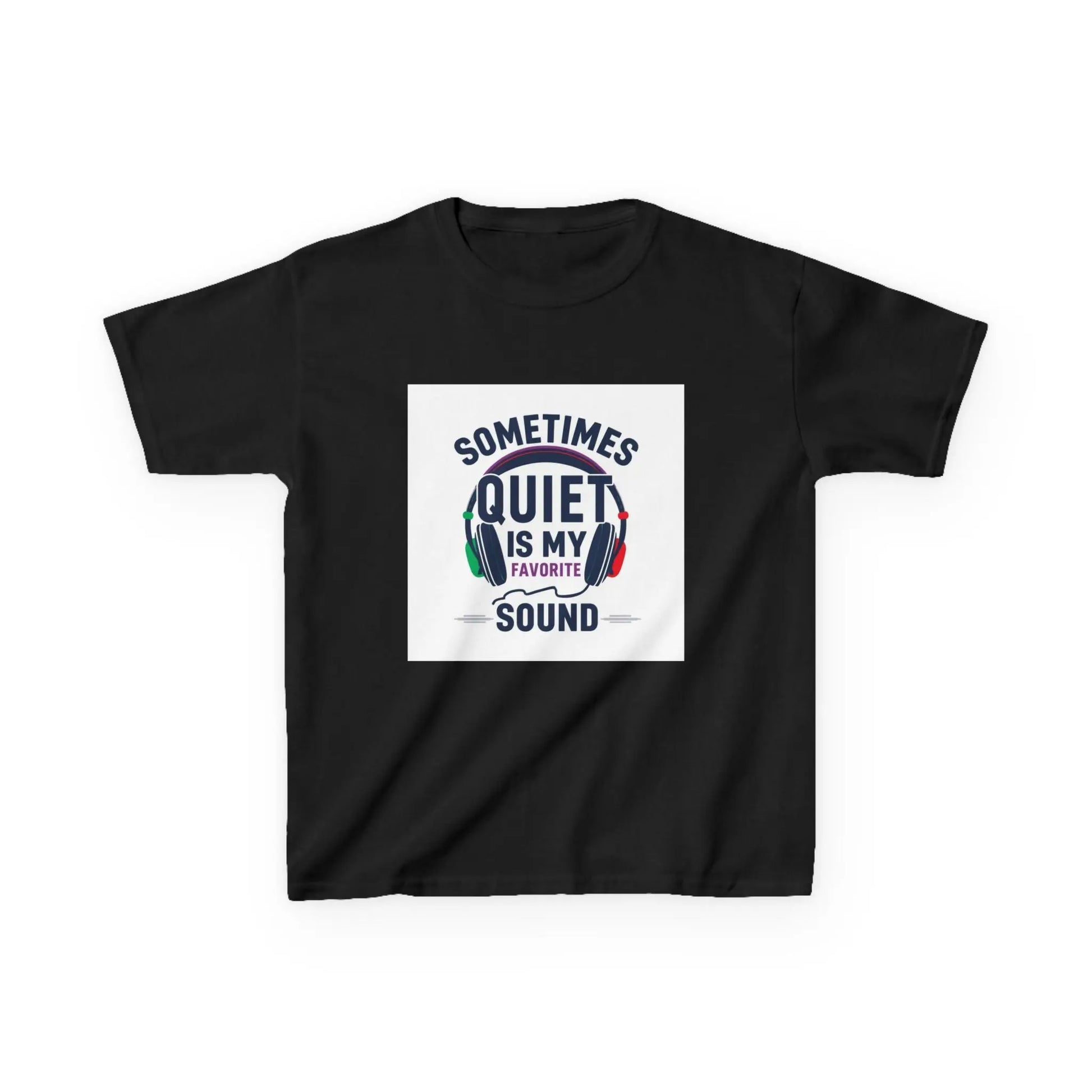"Sometimes Quiet Is My Favorite Sound" - Kids Autism Awareness T-Shirt Printify