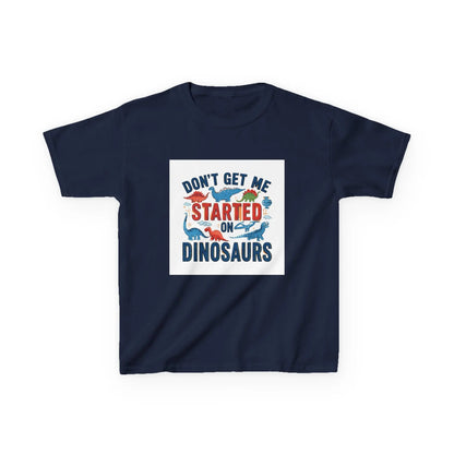 "Don't Get Me Started on Dinosaurs" - Kids Autism Awareness T-Shirt Printify