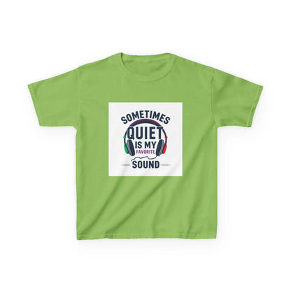 "Sometimes Quiet Is My Favorite Sound" - Kids Autism Awareness T-Shirt Printify