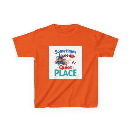 "Sometimes I Need a Quiet Place" Cute Nap-Time Tee - Kids Autism Awareness T-Shirt Printify