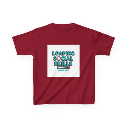"Loading Social Skills, Please Wait" - Kids Autism Awareness T-Shirt Printify