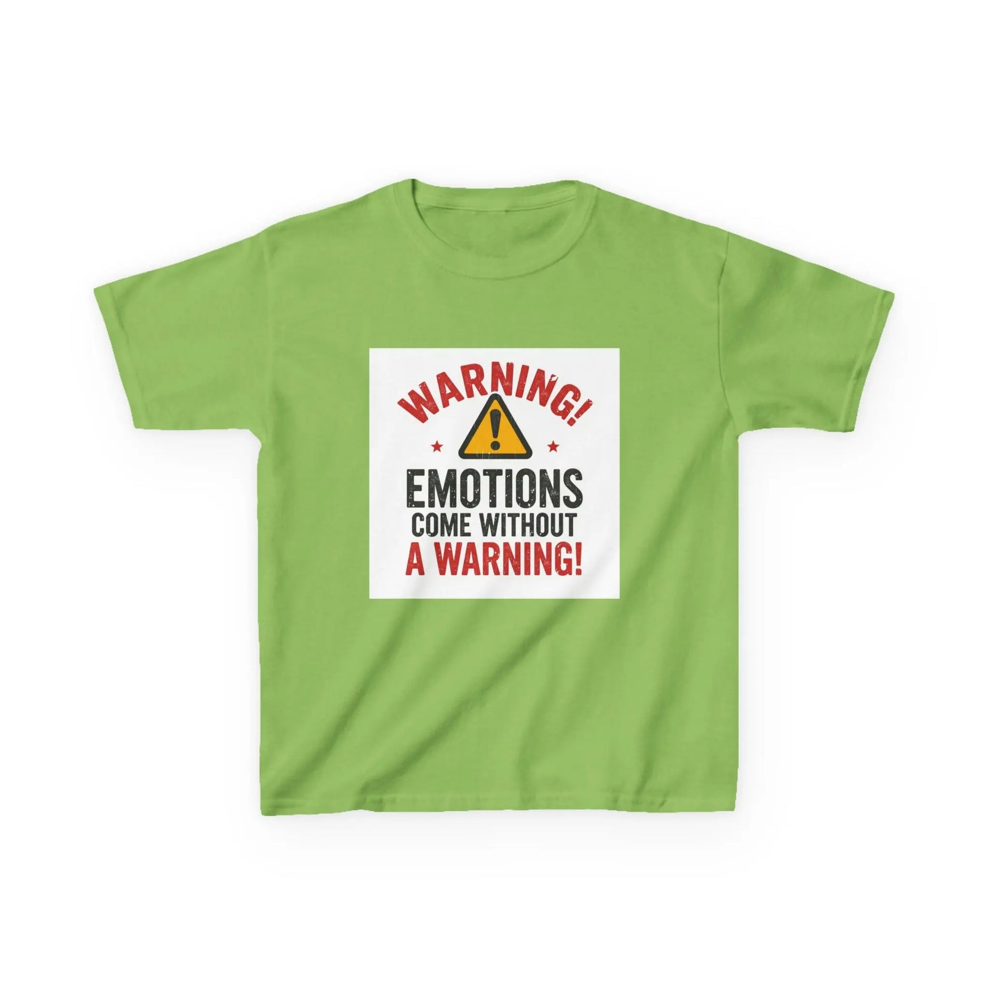 "Warning! Emotions Come Without a Warning" - Kids Autism Awareness T-Shirt Printify
