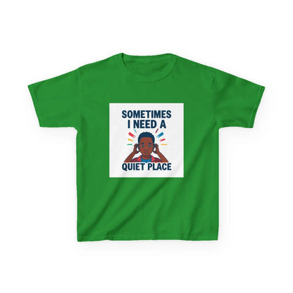 "Sometimes I Need a Quiet Place" - Kids Autism Awareness T-Shirt Printify