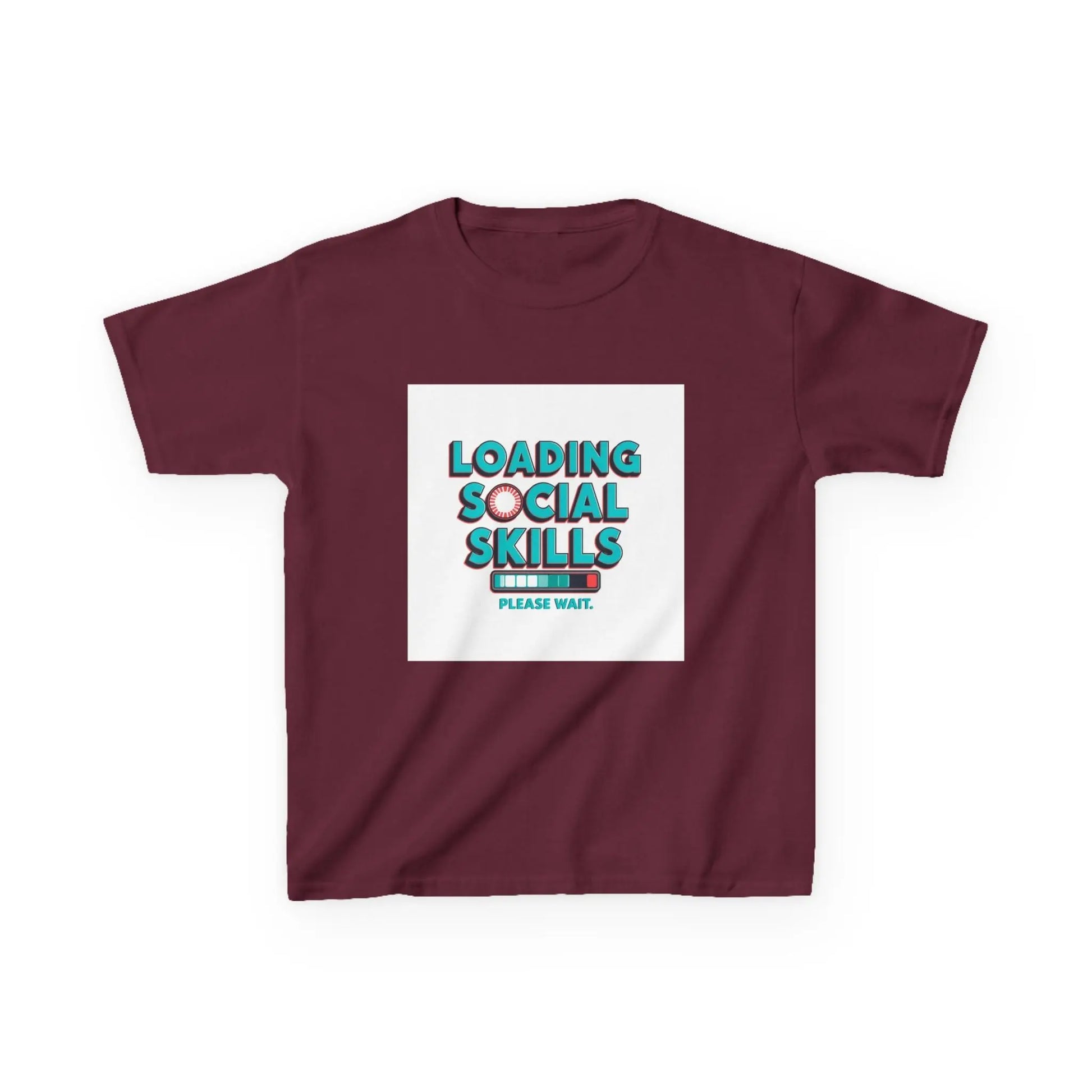 "Loading Social Skills, Please Wait" - Kids Autism Awareness T-Shirt Printify