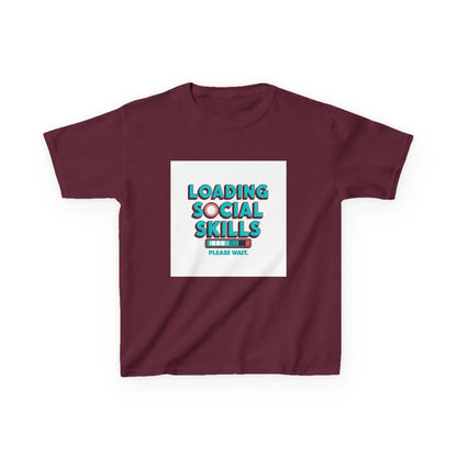 "Loading Social Skills, Please Wait" - Kids Autism Awareness T-Shirt Printify