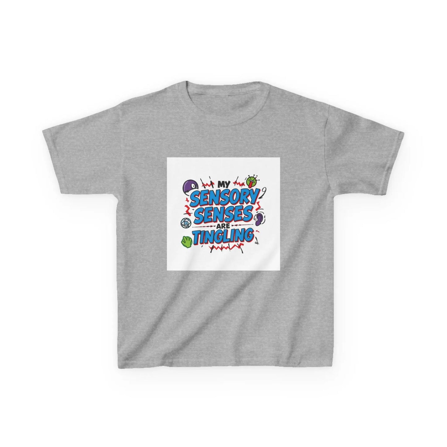"My Sensory Senses Are Tingling" - Kids Autism Awareness T-Shirt Printify