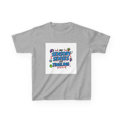 "My Sensory Senses Are Tingling" - Kids Autism Awareness T-Shirt Printify