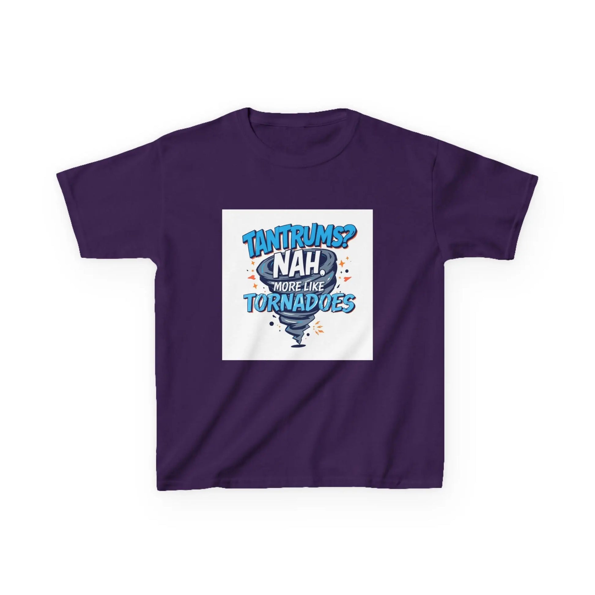 Kids Autism Awareness T-Shirt — "Tantrums? Nah, More Like Tornadoes" Funny Youth T‑Shirt Printify