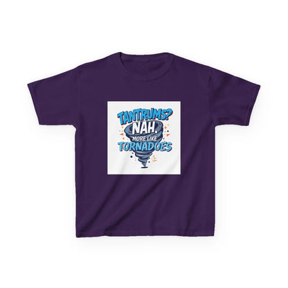 Kids Autism Awareness T-Shirt — "Tantrums? Nah, More Like Tornadoes" Funny Youth T‑Shirt Printify