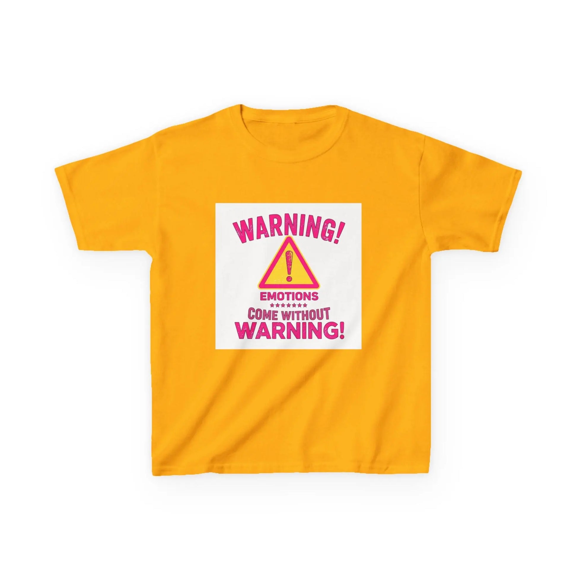 "Warning! Emotions Come Without Warning" - Kids Autism Awareness T-Shirt Printify