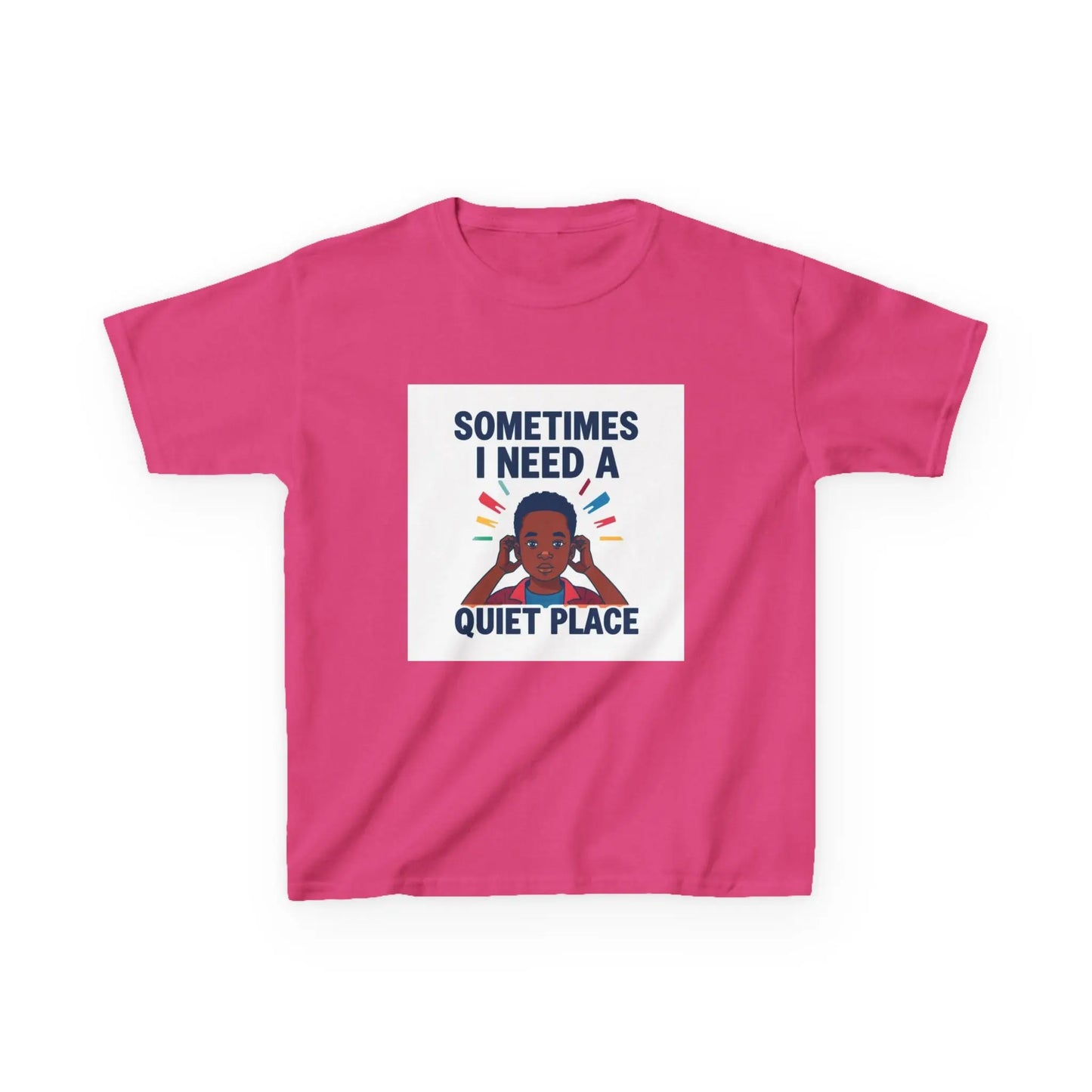 "Sometimes I Need a Quiet Place" - Kids Autism Awareness T-Shirt Printify