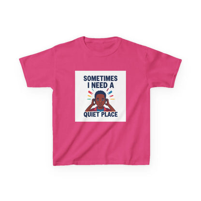 "Sometimes I Need a Quiet Place" - Kids Autism Awareness T-Shirt Printify