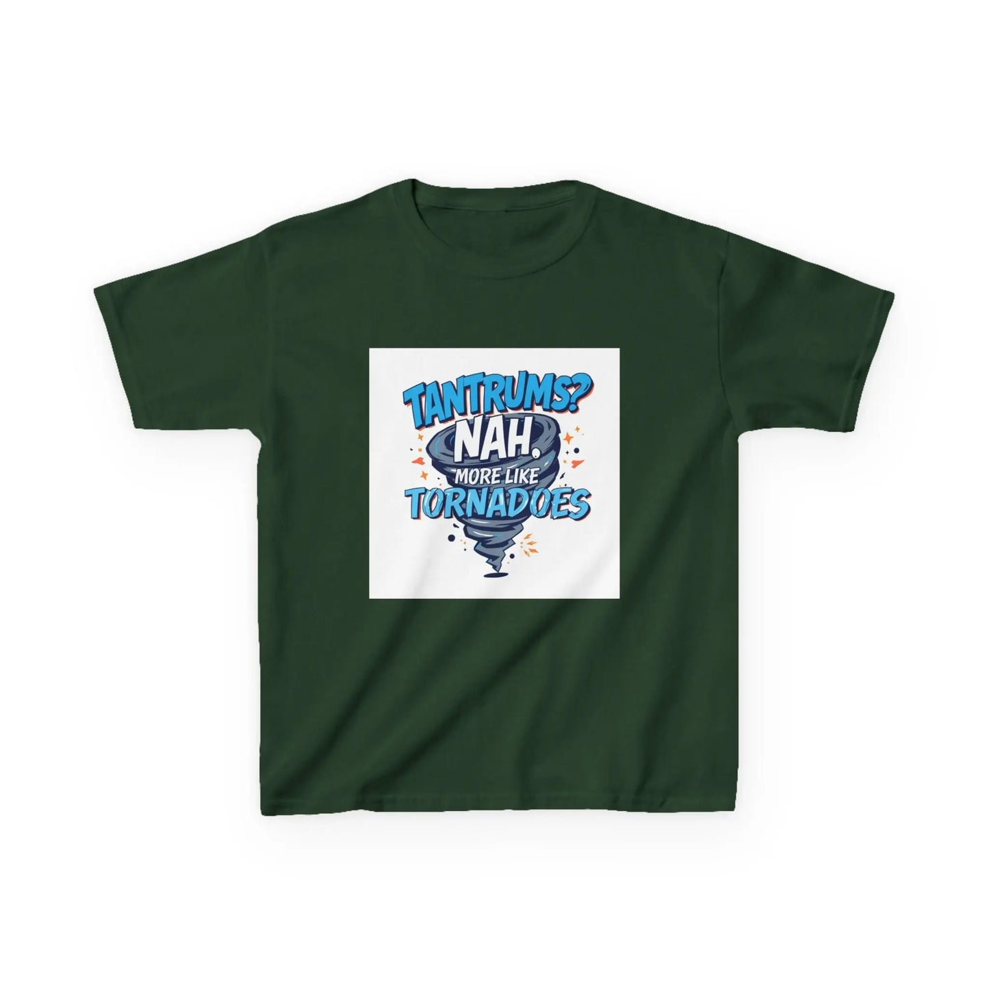 Kids Autism Awareness T-Shirt — "Tantrums? Nah, More Like Tornadoes" Funny Youth T‑Shirt Printify
