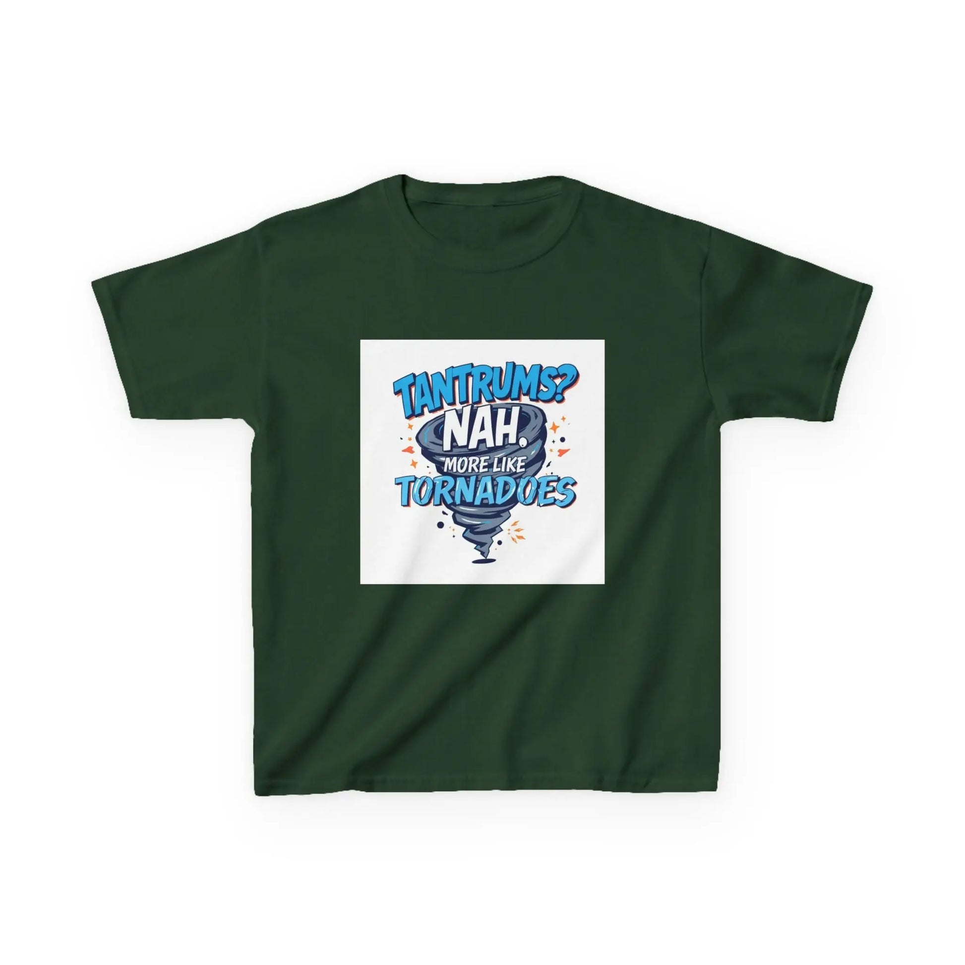 Kids Autism Awareness T-Shirt — "Tantrums? Nah, More Like Tornadoes" Funny Youth T‑Shirt Printify