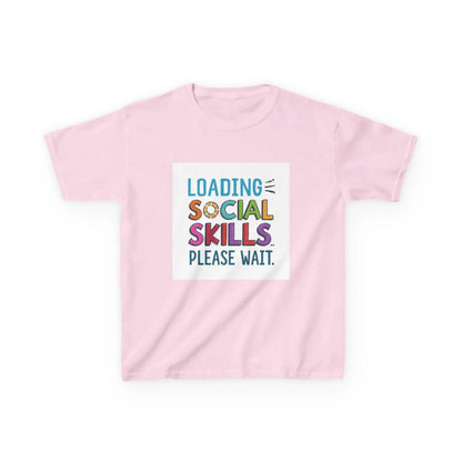 "Loading Social Skills Please Wait" - Kids Autism Awareness T-Shirt Printify