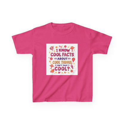 "I Know Cool Facts About Cool Things" - Kids Autism Awareness T-Shirt Printify