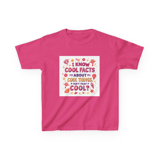 "I Know Cool Facts About Cool Things" - Kids Autism Awareness T-Shirt Printify