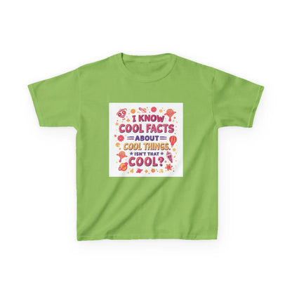 "I Know Cool Facts About Cool Things" - Kids Autism Awareness T-Shirt Printify
