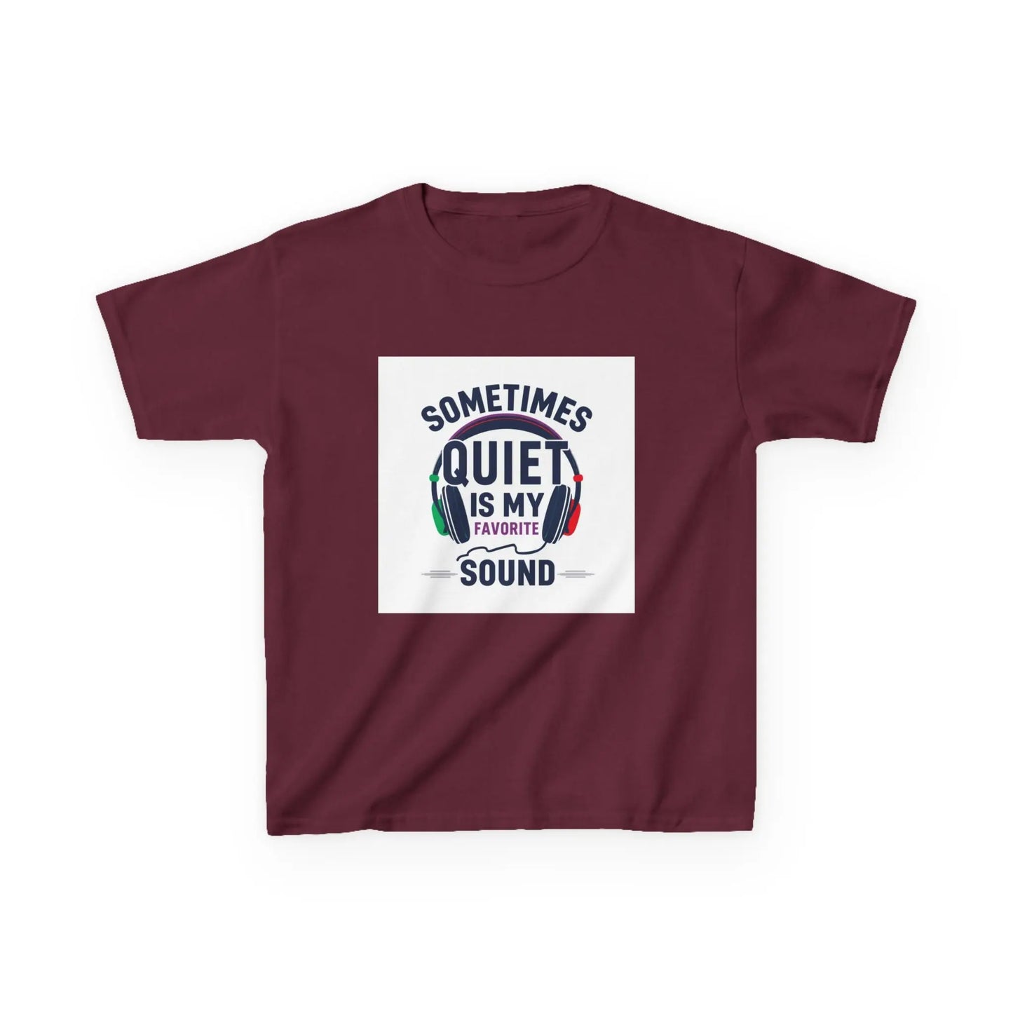 "Sometimes Quiet Is My Favorite Sound" - Kids Autism Awareness T-Shirt Printify