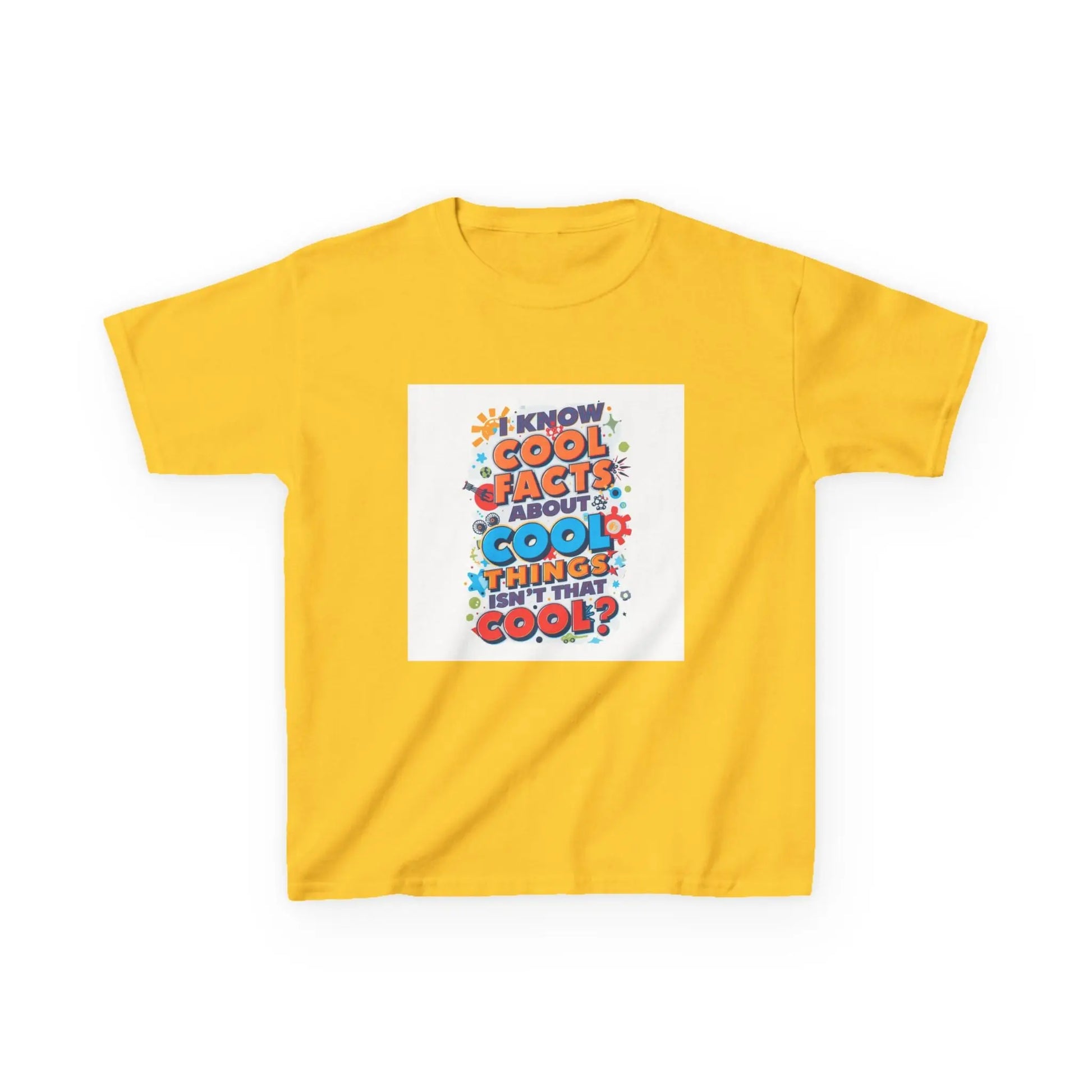 "I Know Cool Facts About Cool Things (Isn’t That Cool?)" - Kids Autism Awareness T-Shirt Printify