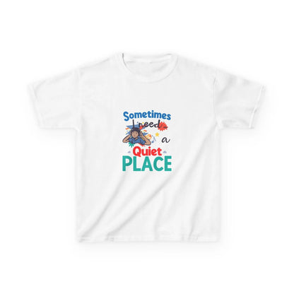 "Sometimes I Need a Quiet Place" Cute Nap-Time Tee - Kids Autism Awareness T-Shirt Printify