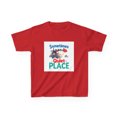 "Sometimes I Need a Quiet Place" Cute Nap-Time Tee - Kids Autism Awareness T-Shirt Printify