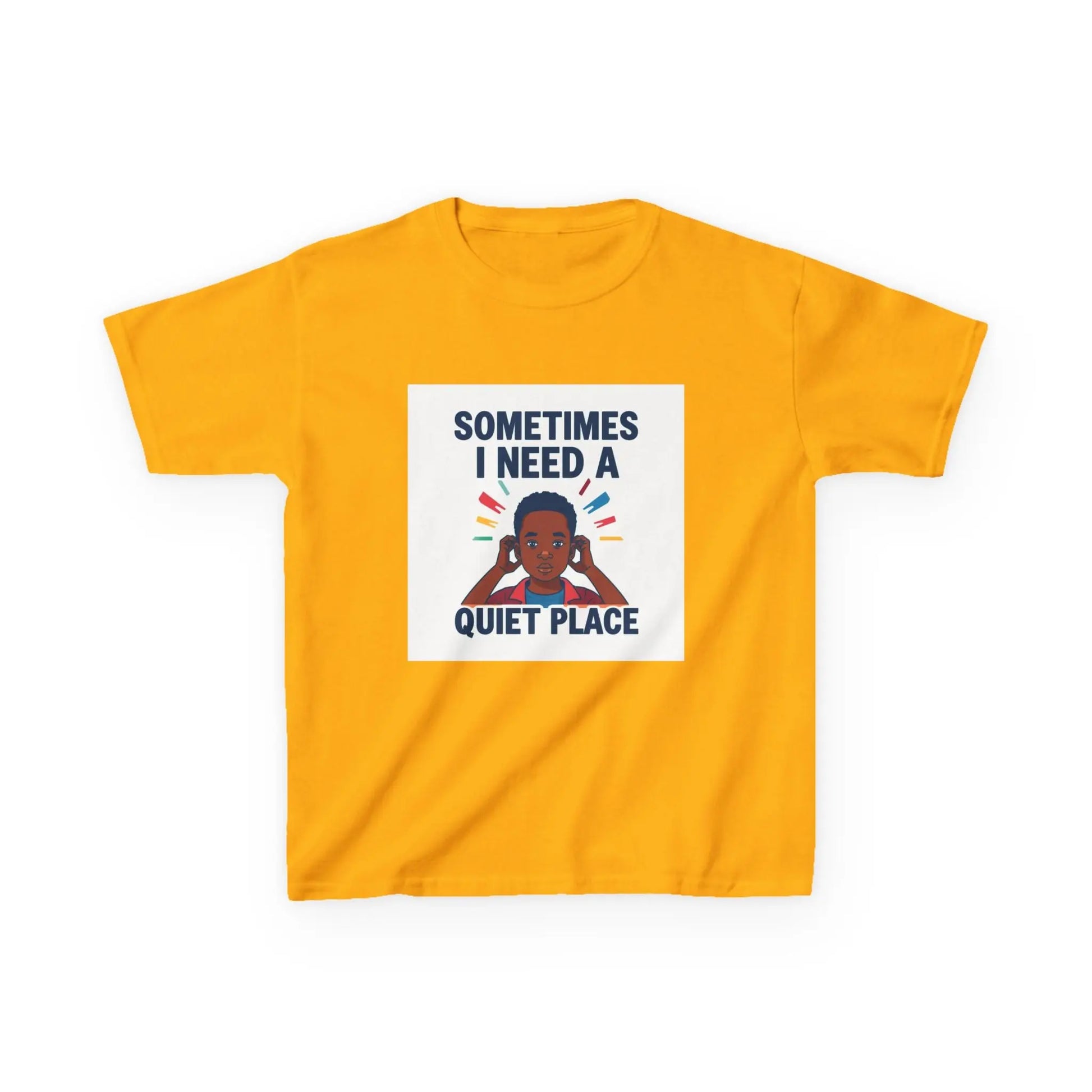 "Sometimes I Need a Quiet Place" - Kids Autism Awareness T-Shirt Printify