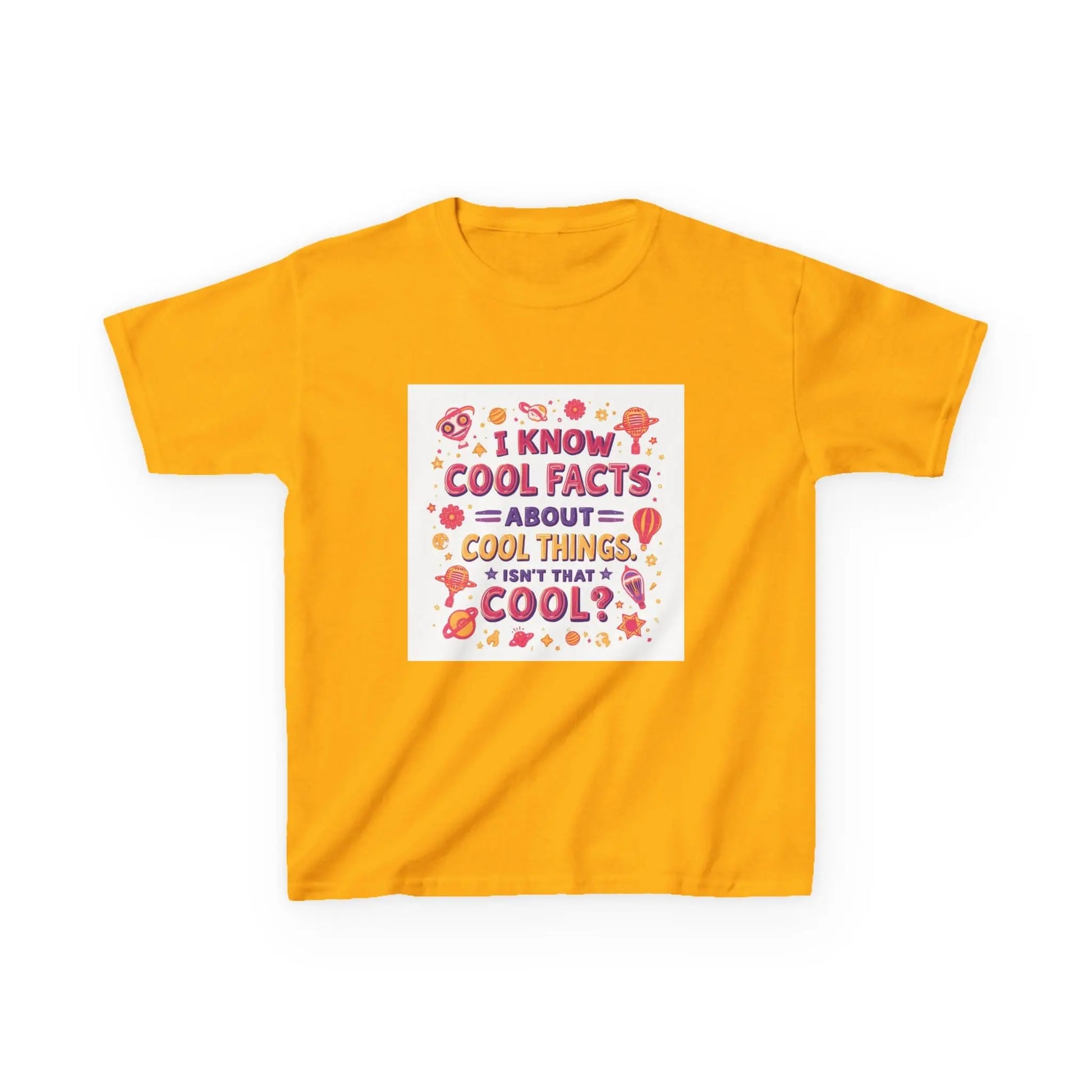 "I Know Cool Facts About Cool Things" - Kids Autism Awareness T-Shirt Printify