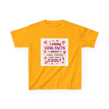 "I Know Cool Facts About Cool Things" - Kids Autism Awareness T-Shirt Printify
