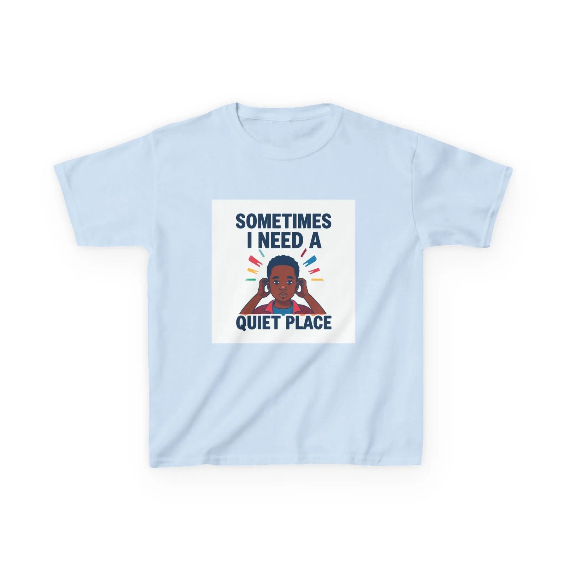 "Sometimes I Need a Quiet Place" - Kids Autism Awareness T-Shirt Printify