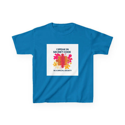 "I Speak in Secret Code" - Kids Autism Awareness T-Shirt Printify