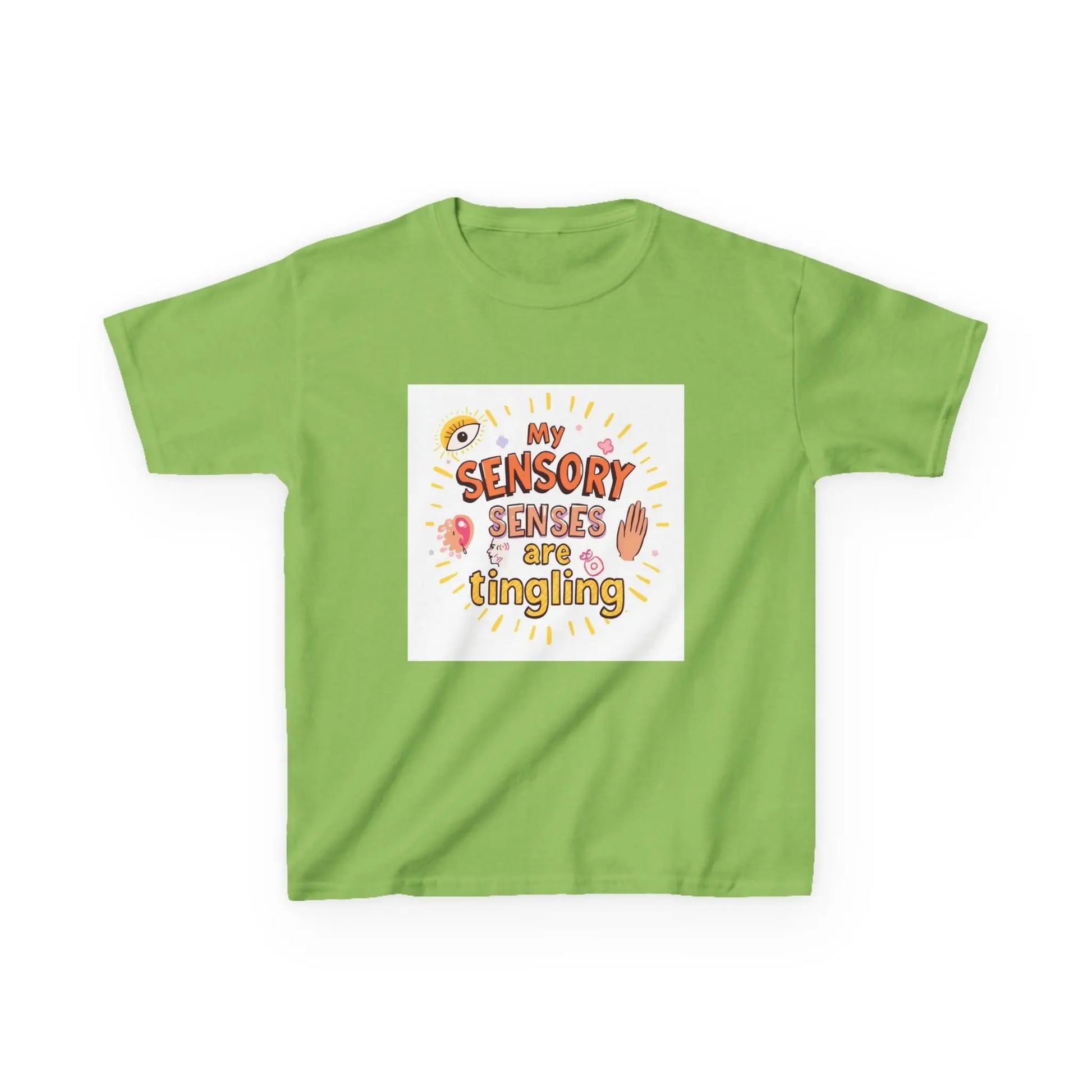 "My Sensory Senses Are Tingling" - Kids Autism Awareness T-Shirt Printify