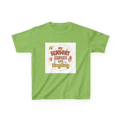 "My Sensory Senses Are Tingling" - Kids Autism Awareness T-Shirt Printify