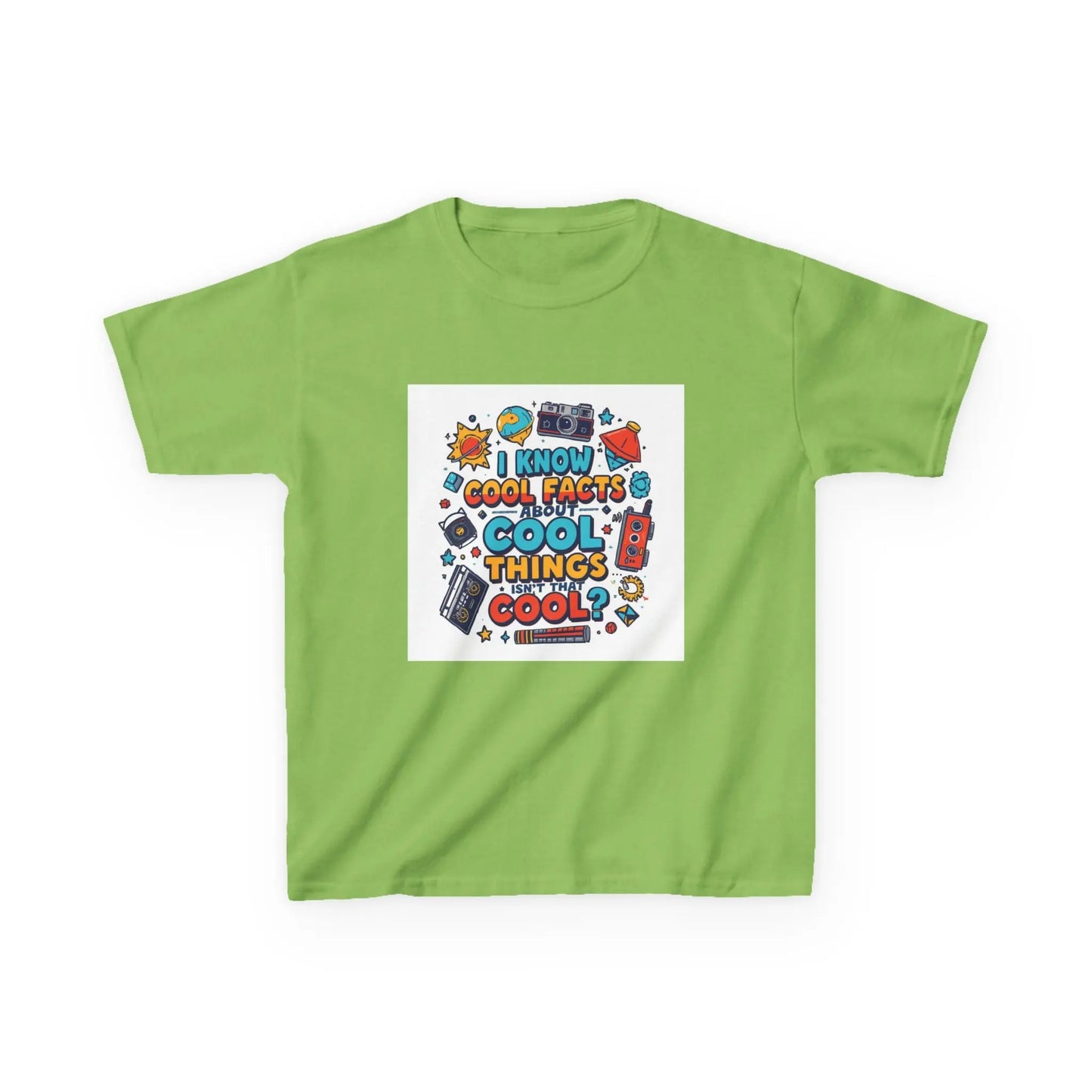 “I Know Cool Facts & Cool Things” - Kids Autism Awareness T-Shirt Printify