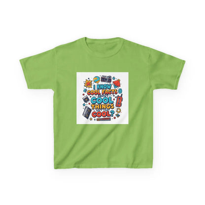 “I Know Cool Facts & Cool Things” - Kids Autism Awareness T-Shirt Printify