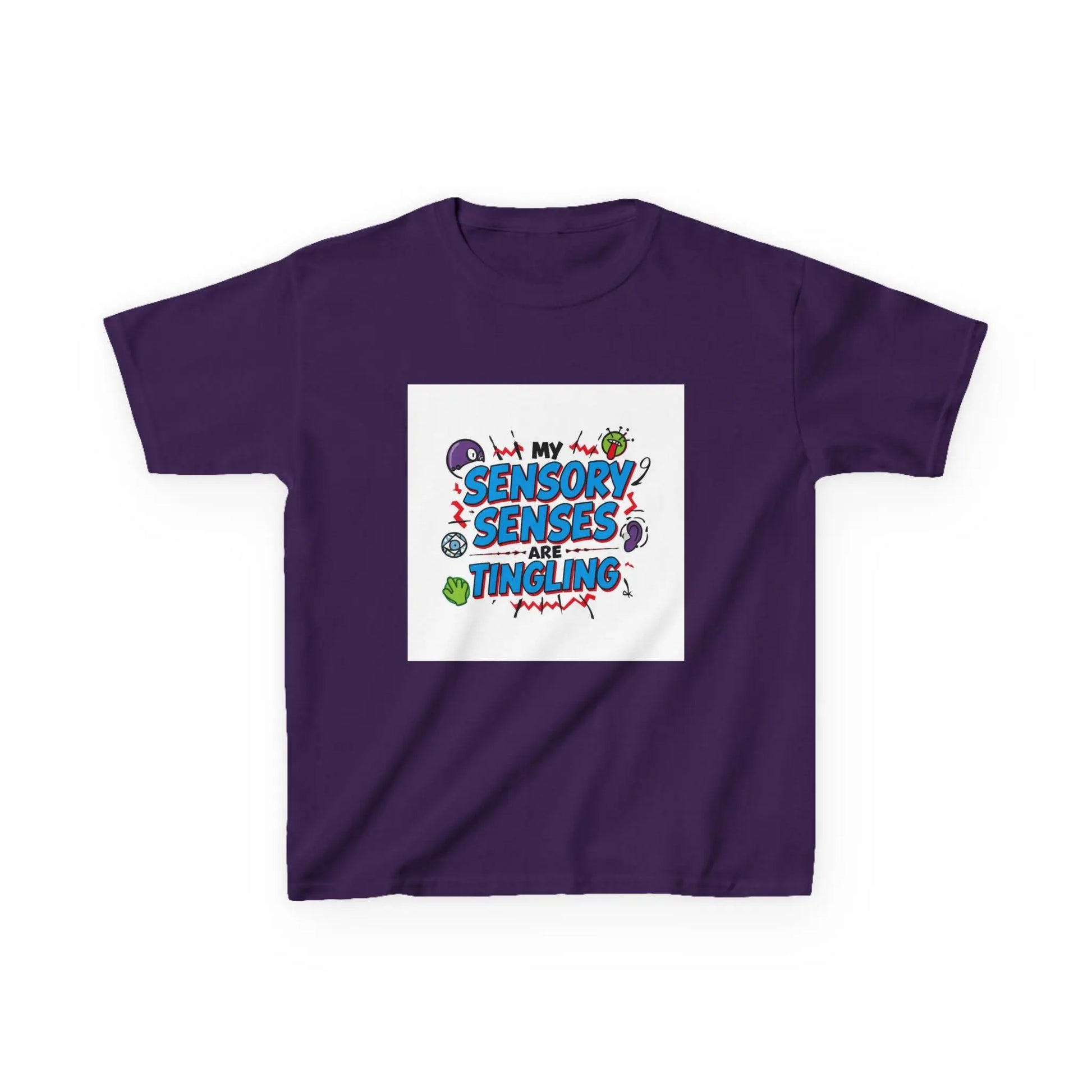 "My Sensory Senses Are Tingling" - Kids Autism Awareness T-Shirt Printify